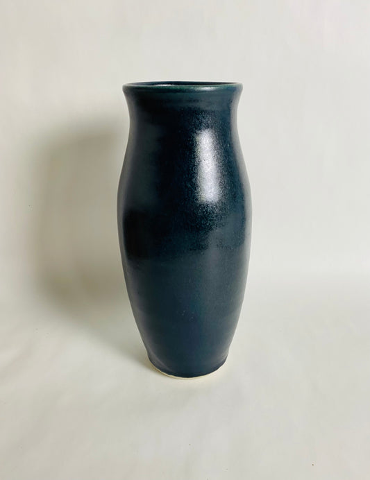Vase with a Midnight Blue Glaze