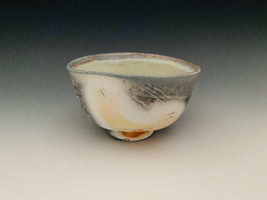 Wood Fired Porcelain Bowl