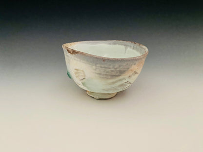 Wood Fired Porcelain bowl with jewel