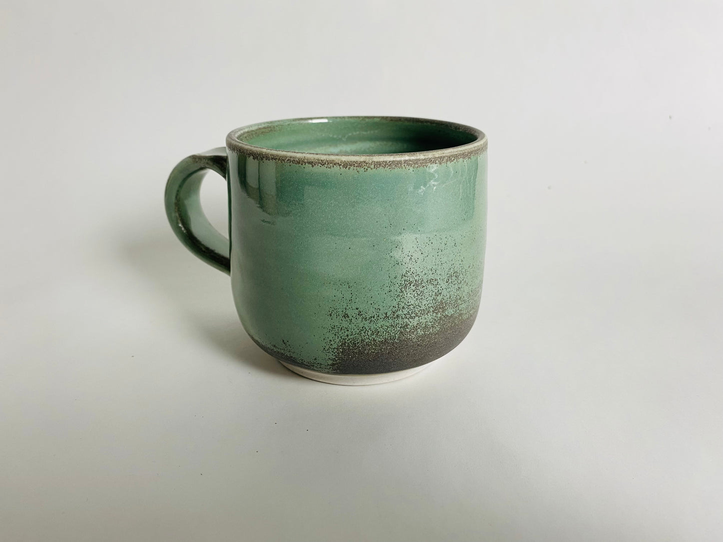 Mug with a green glaze