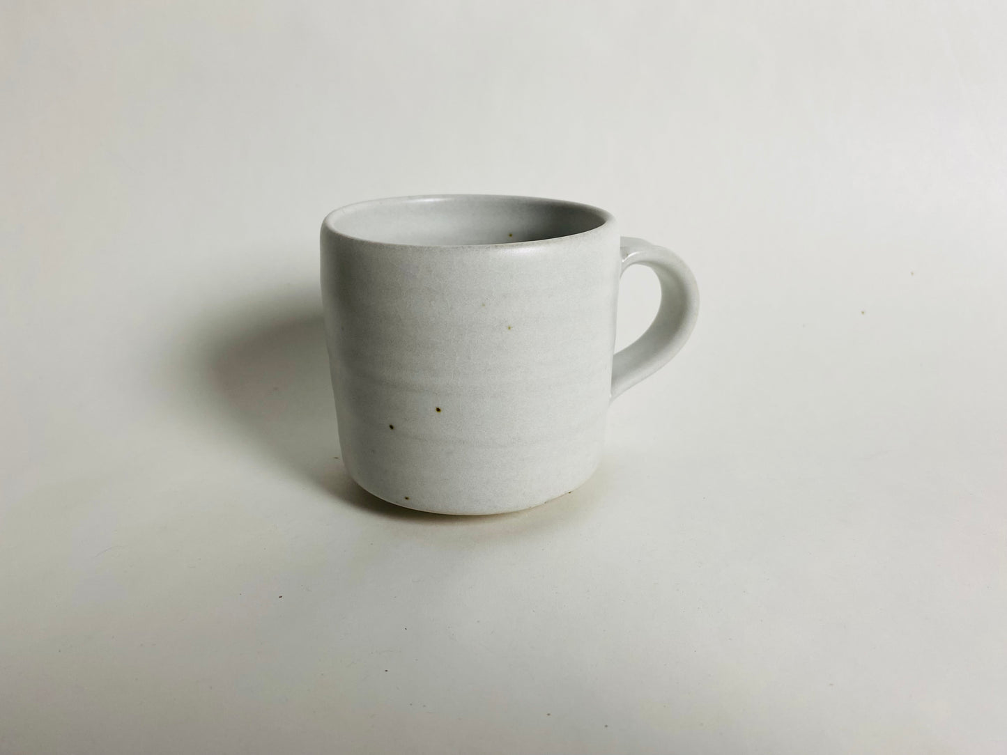 Mug, Semi Matte White Glaze