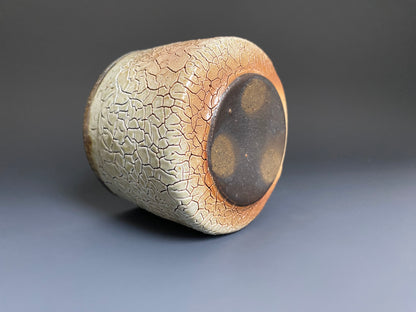 Wood Fired Mug with Crackle Slip