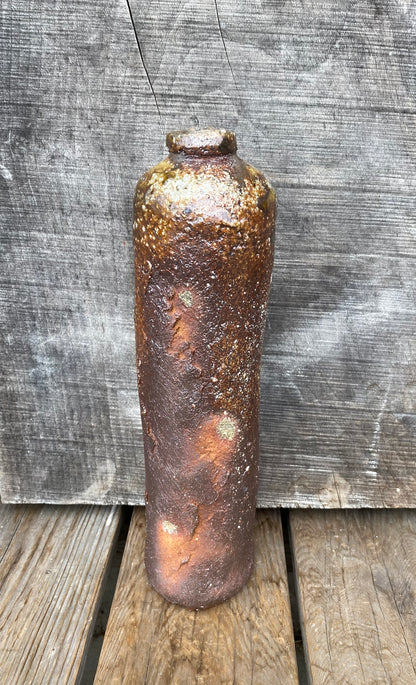 Wood Fired Stoneware Bottle