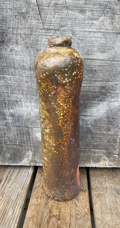 Wood Fired Stoneware Bottle