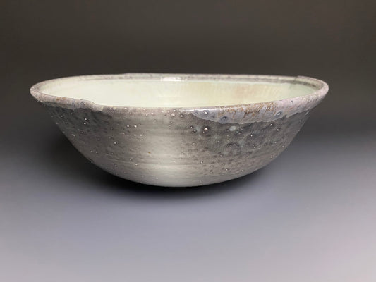 Wood Fired Porcelain Serving Bowl