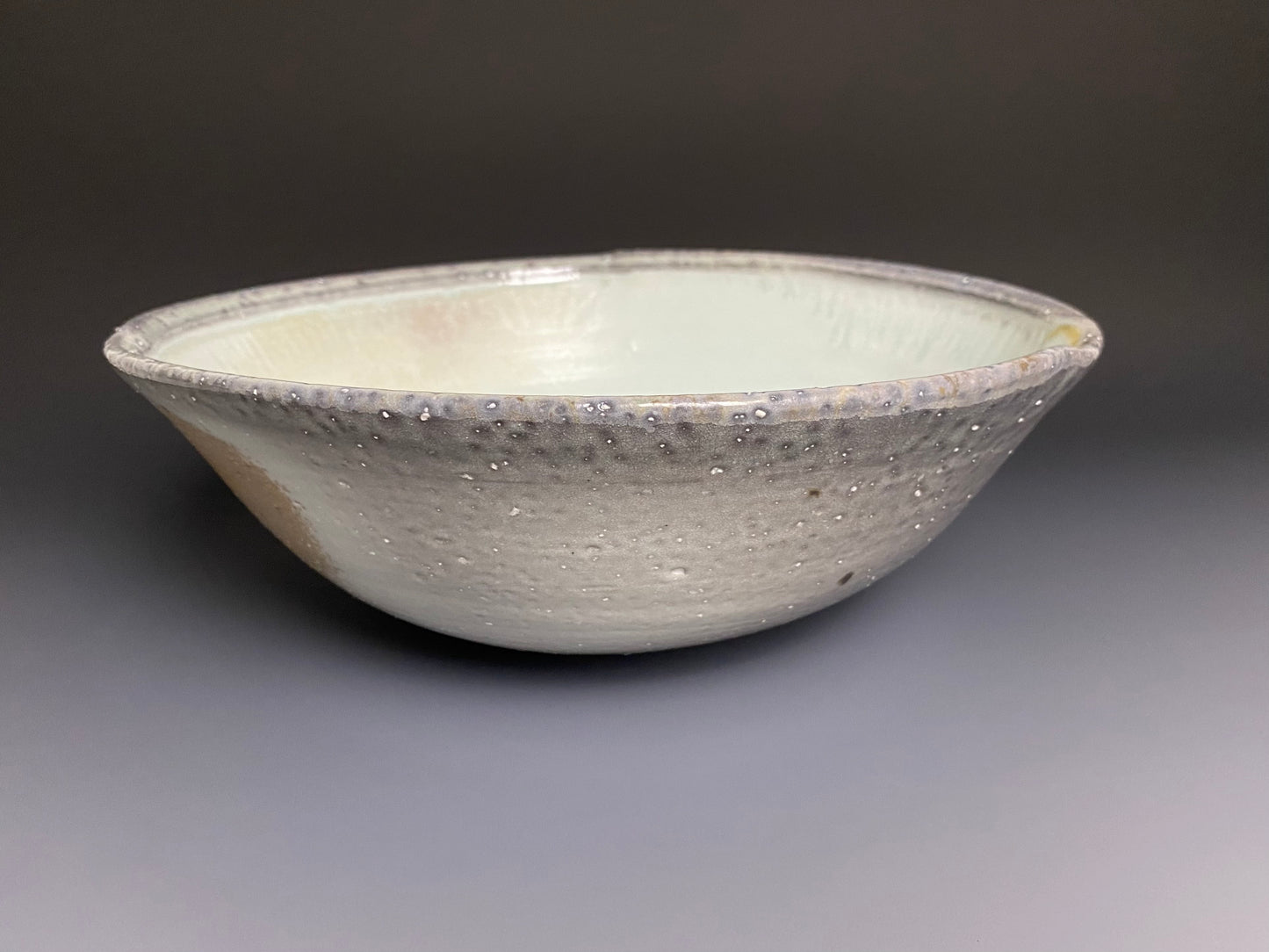 Wood Fired Porcelain Serving Bowl