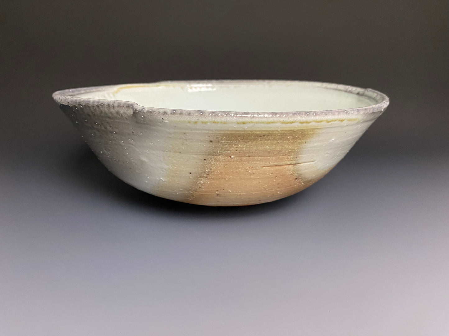 Wood Fired Porcelain Serving Bowl