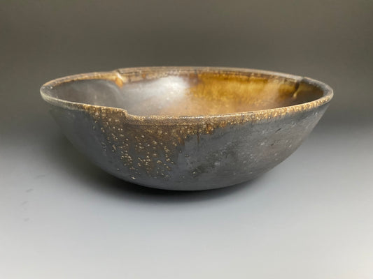 Wood Fired Stoneware Serving Bowl