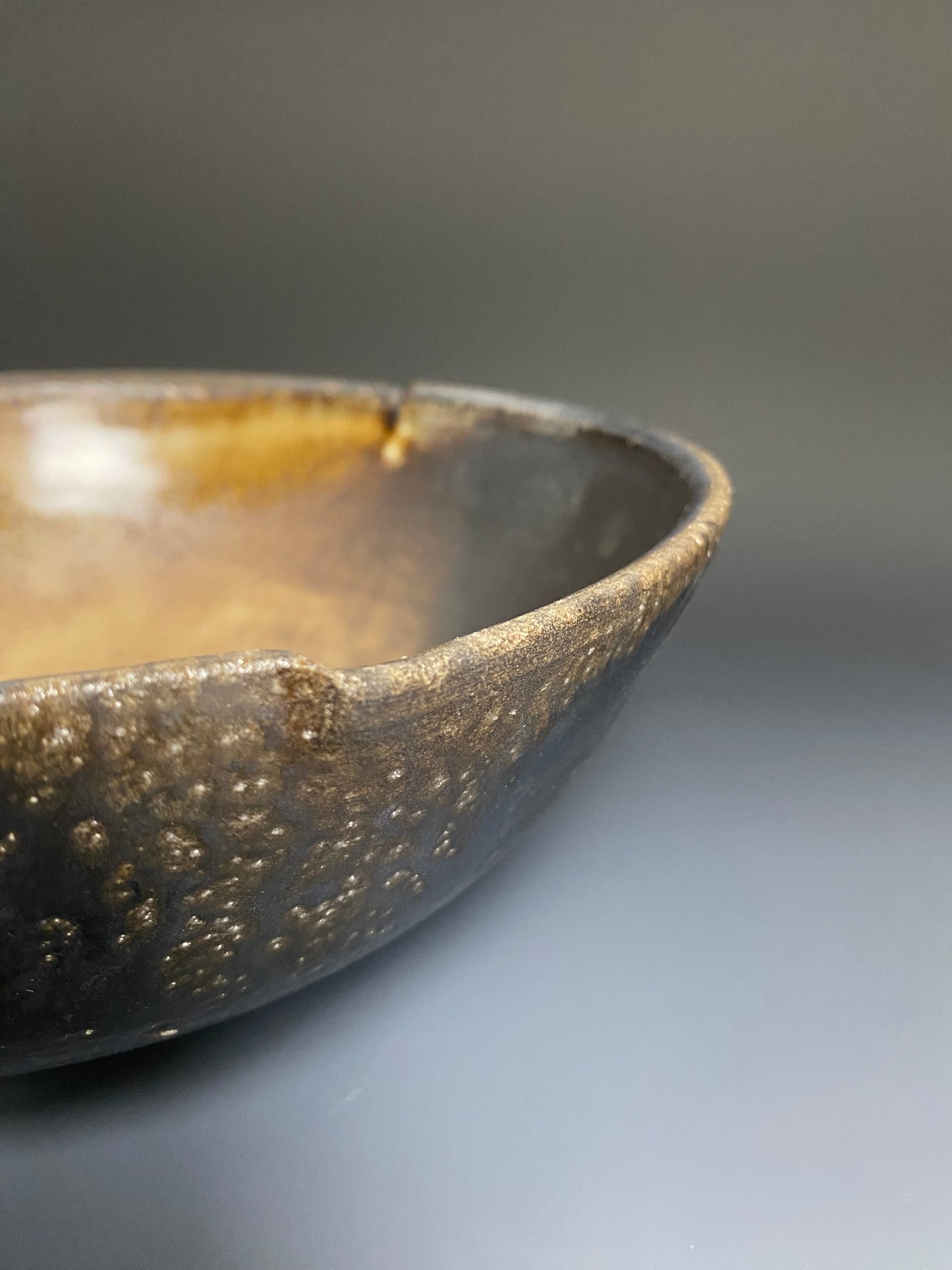 Wood Fired Stoneware Serving Bowl