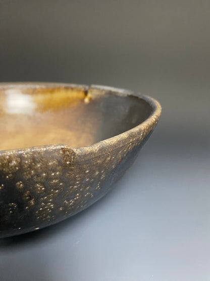 Wood Fired Stoneware Serving Bowl