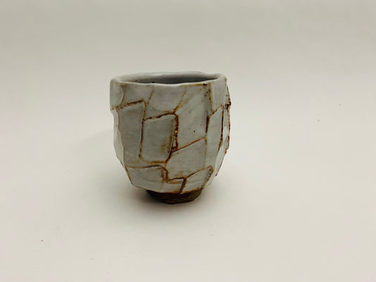 Faceted Cup Stoneware Clay