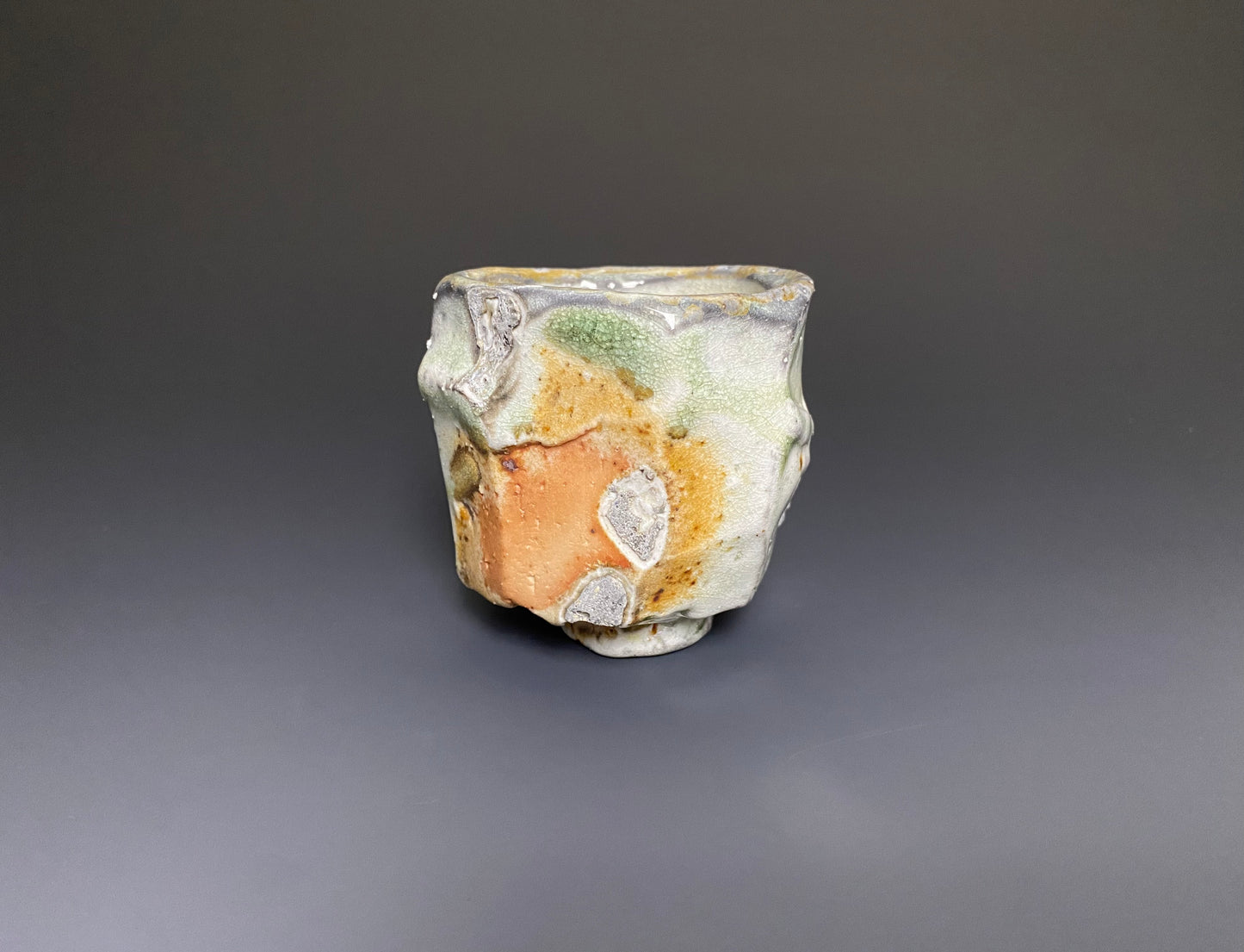 Wood Fired Faceted Cup