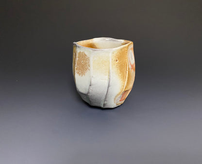 Wood Fired Faceted Yunomi
