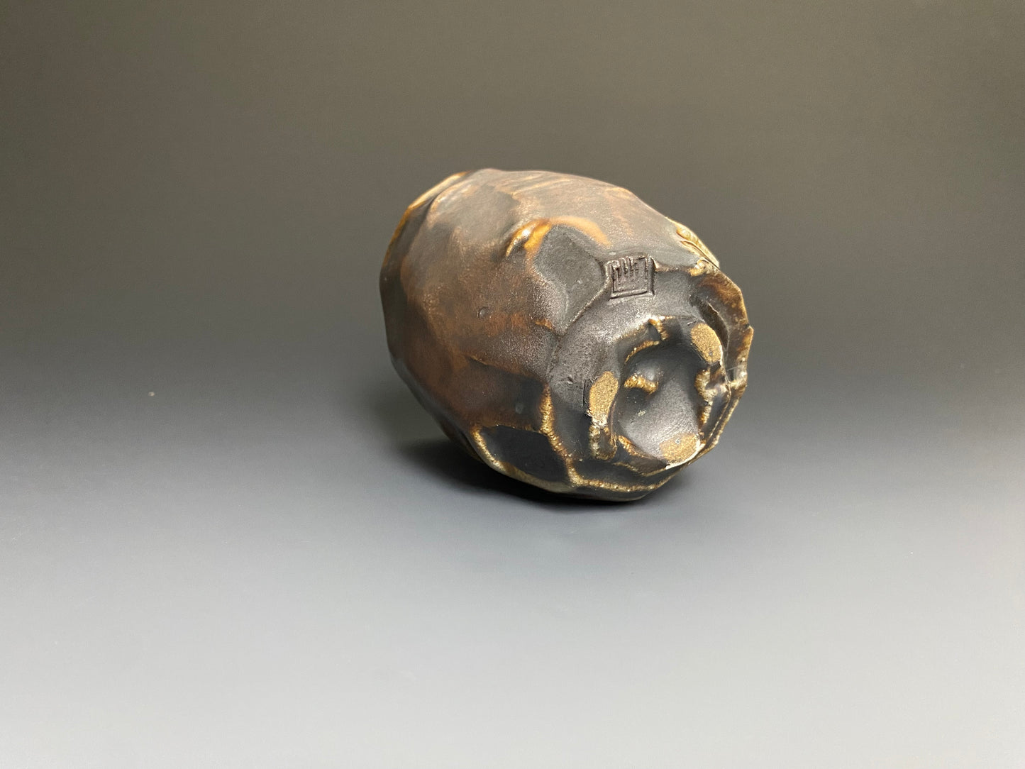 Wood Fired Faceted Stoneware Yunomi