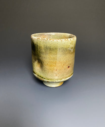 Wood Fired Yunomi with Thumb Nub
