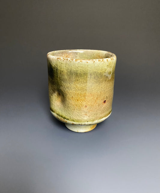 Wood Fired Yunomi with Thumb Nub