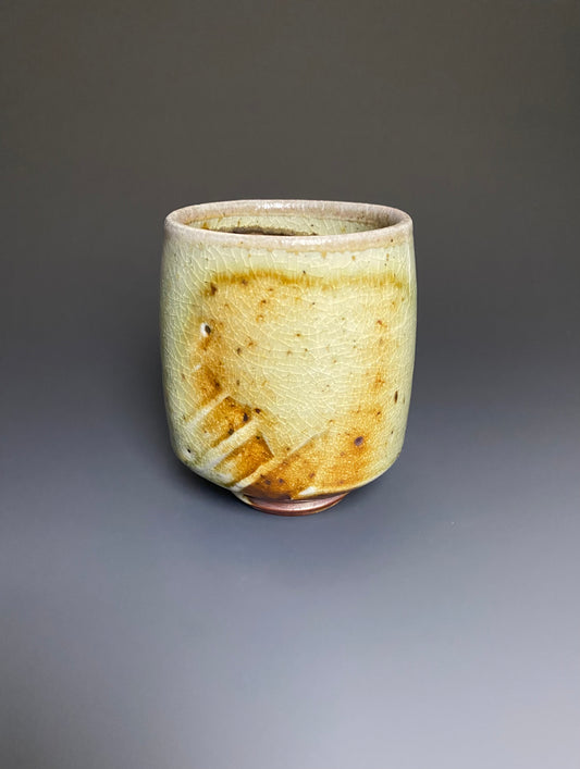 Wood Fired Yunomi with Paddle Marks