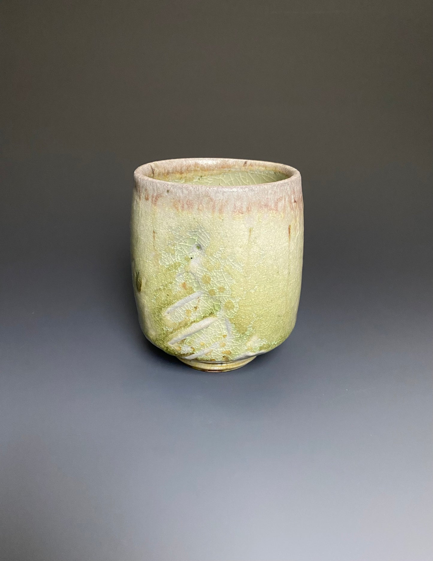 Wood Fired Yunomi with Paddle Marks