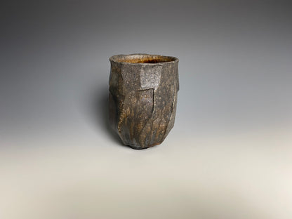 Wood Fired Faceted Yunomi