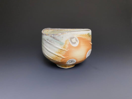 Wood Fired Porcelain Bowl