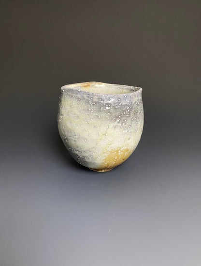 Wood Fired Cup with Crystals