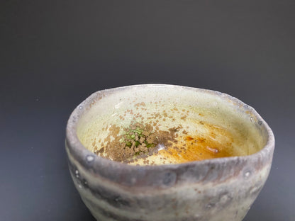 Wood Fired Porcelain Bowl with Jewel