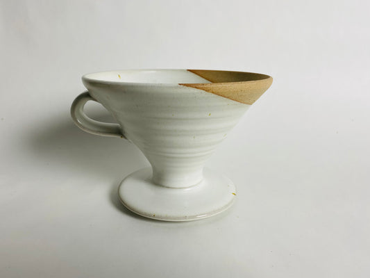 Coffee Pour Over, Satin White Glaze