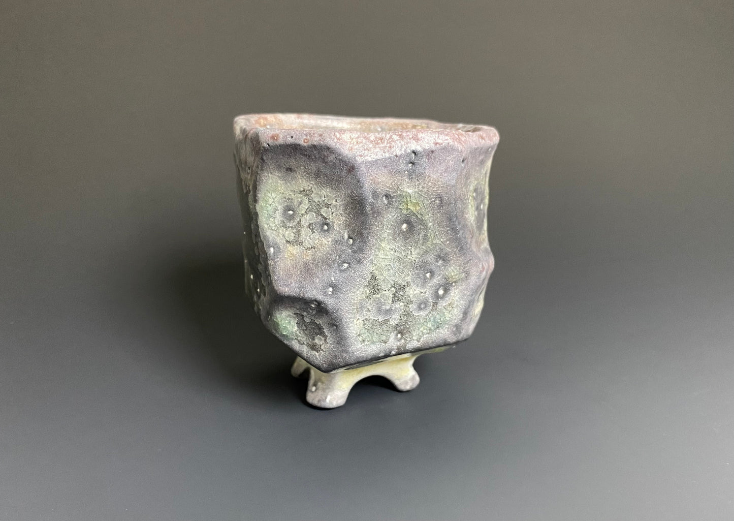 4 Footed Wood Fired Yunomi