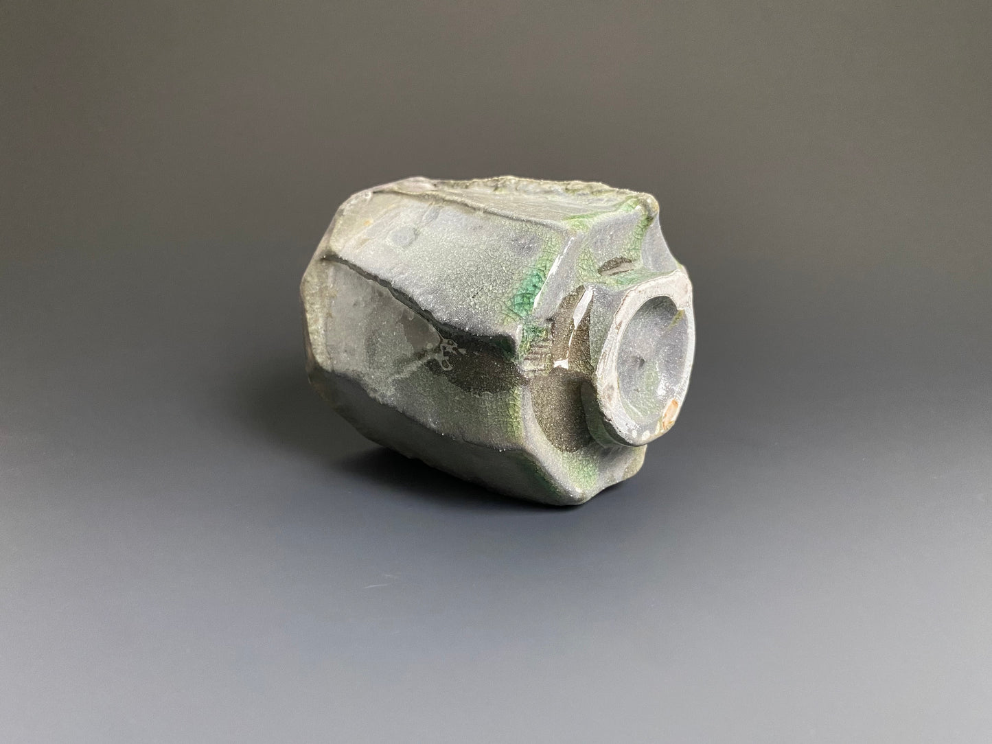 Faceted Wood Fired Yunomi