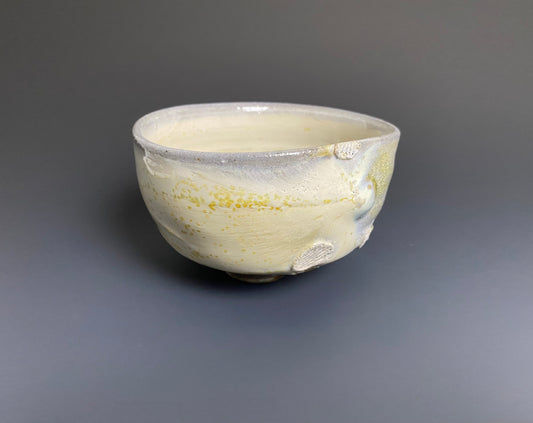 Wood Fired Porcelain Bowl with Jewel