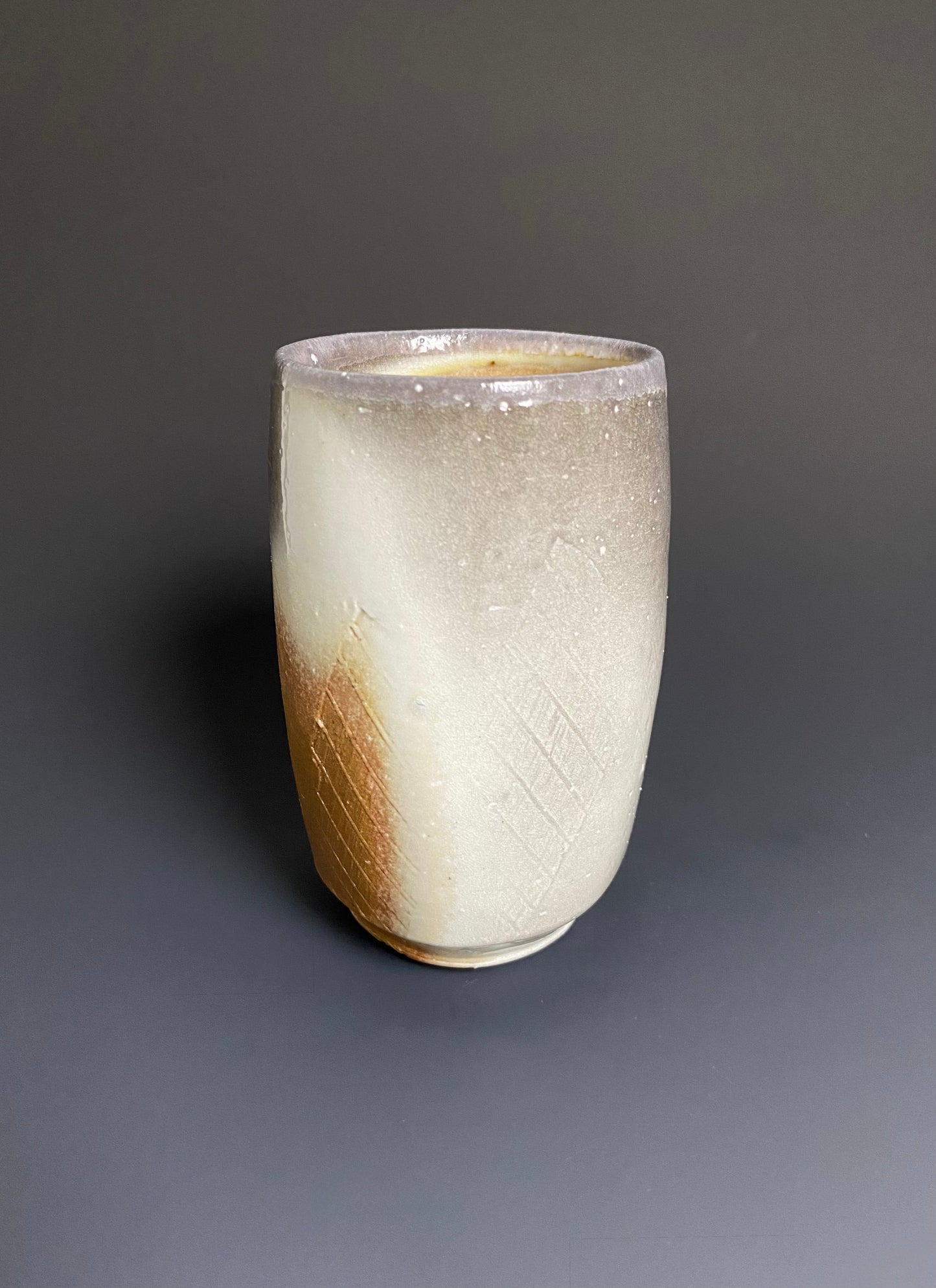 Wood Fired Porcelain Tumbler