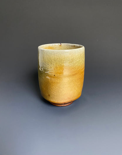 Wood Fired Yunomi Shino Glaze