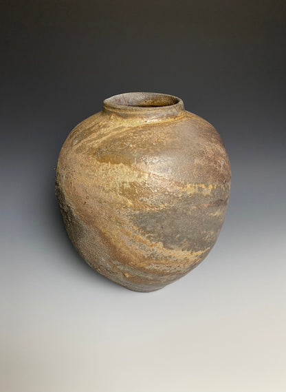 Wood Fired Vase with Jewel