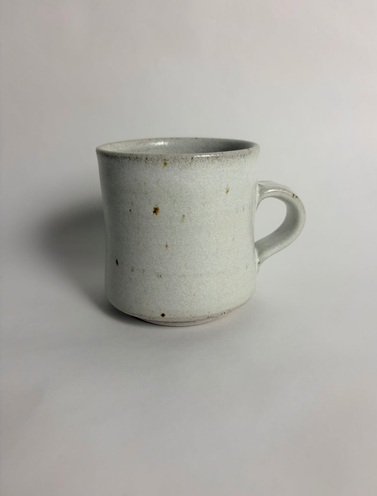 Mug with a Speckled White Glaze