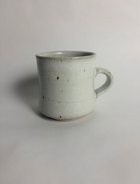 Mug with a Speckled White Glaze