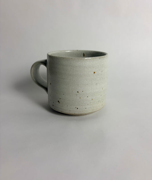 Mug with a Speckled Off White Glaze
