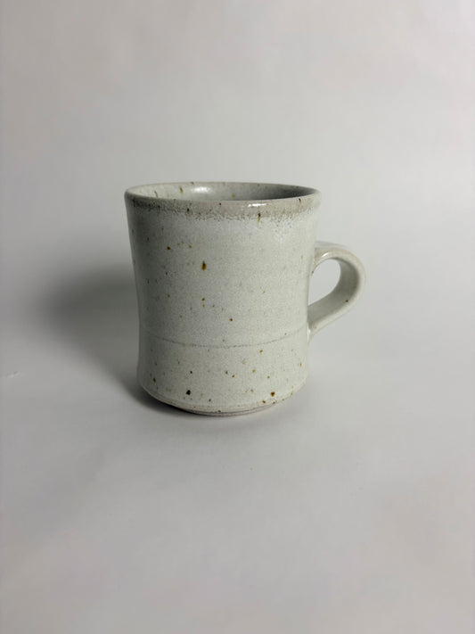 Mug with a Speckled Off White Glaze