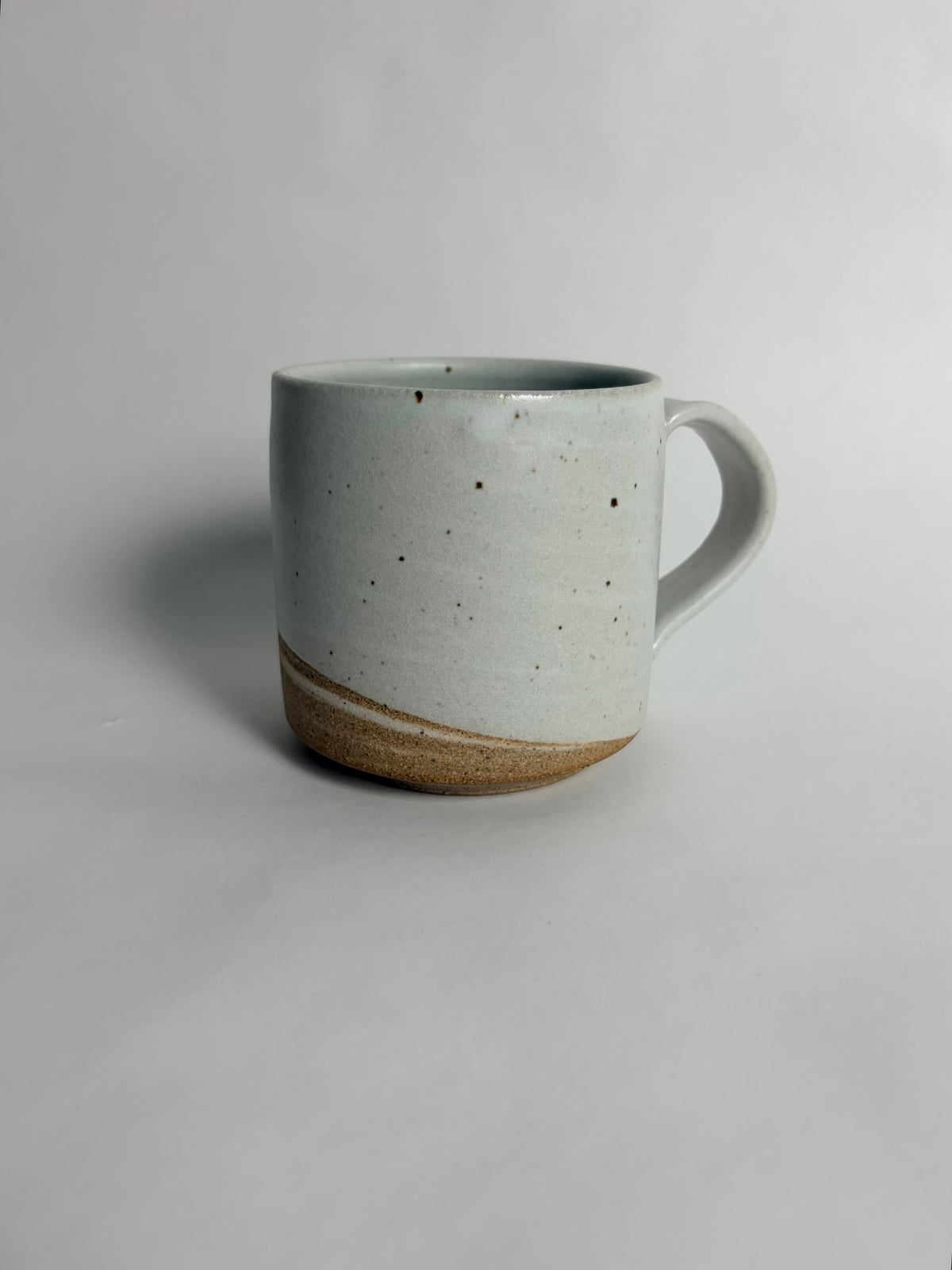 Big Mug with a Bare Clay Accent