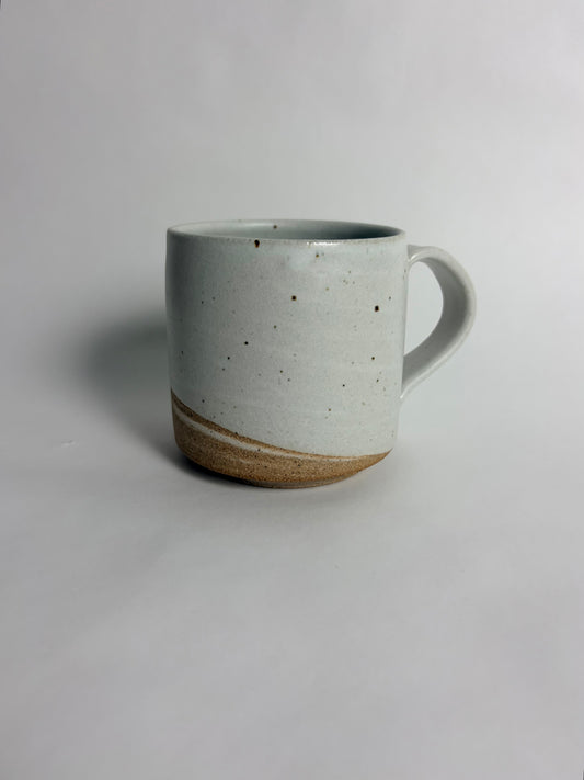 Big Mug with a Bare Clay Accent