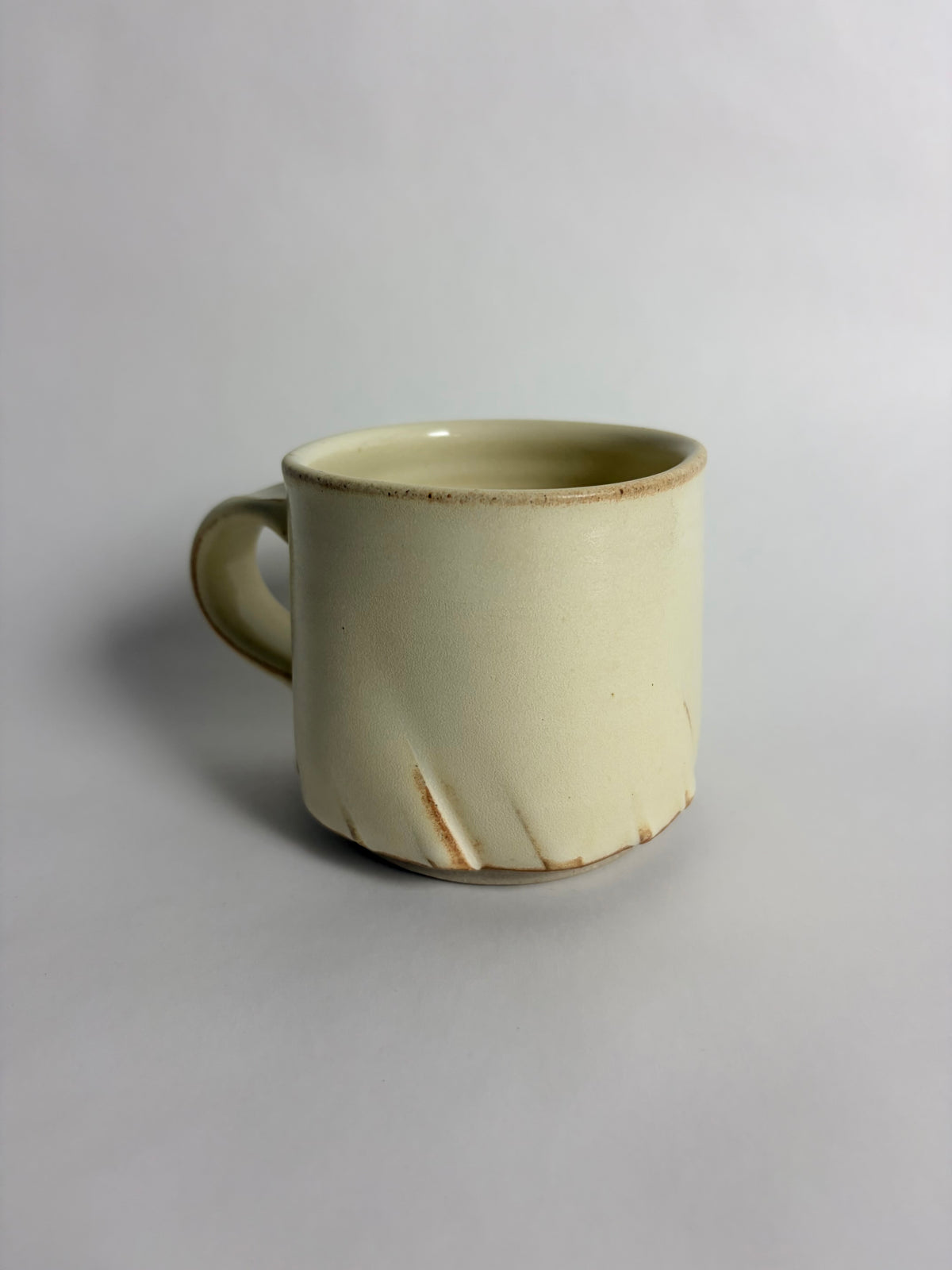 Yellow Mug with Lines