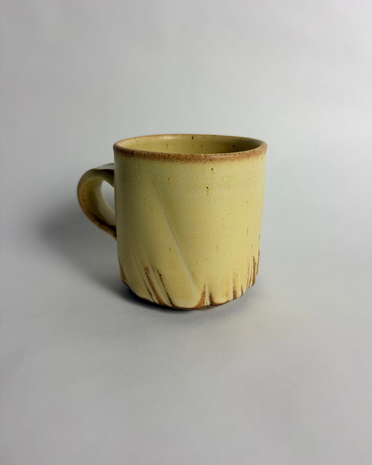 Yellow Mug with Lines