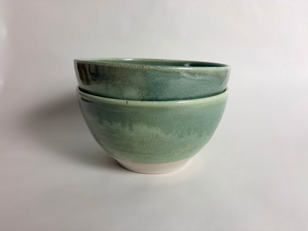 A Pair of  Light Green Bowls