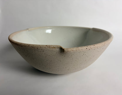Serving Bowl with Rim Accents