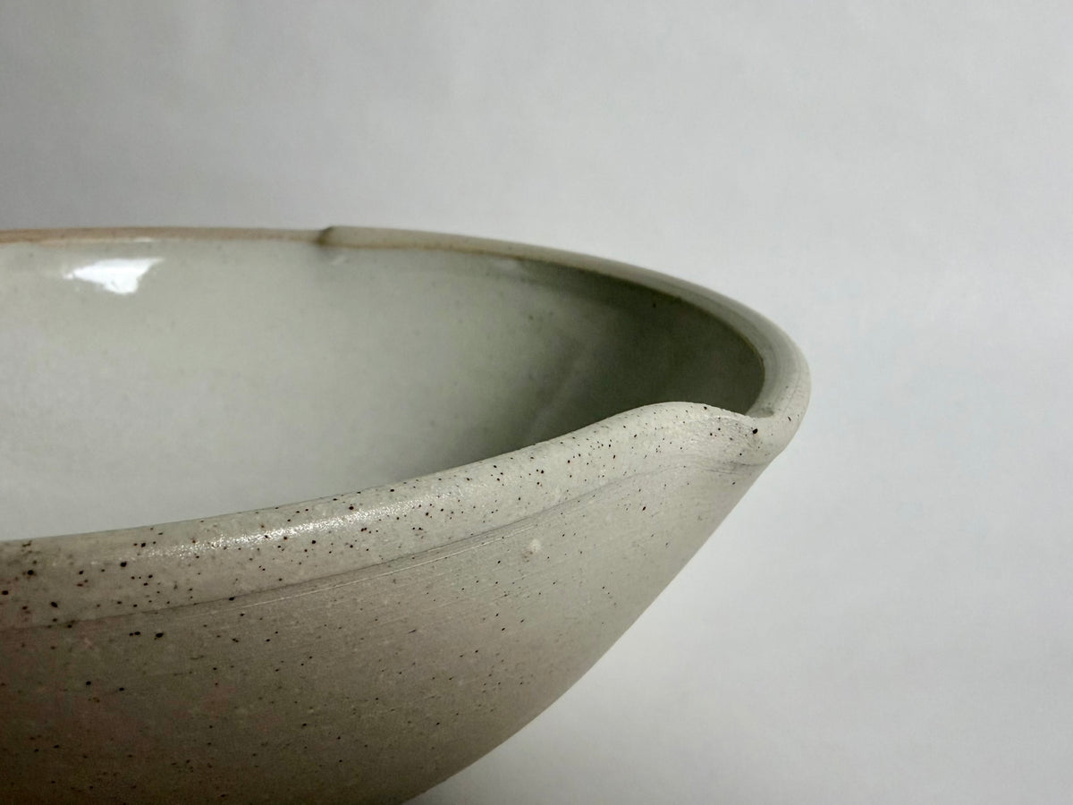 Serving Bowl with Rim Accents