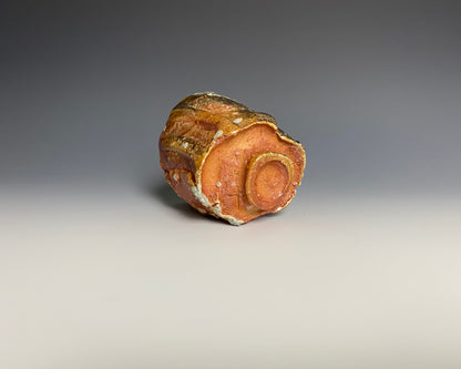 Wood fired hand carved yunomi