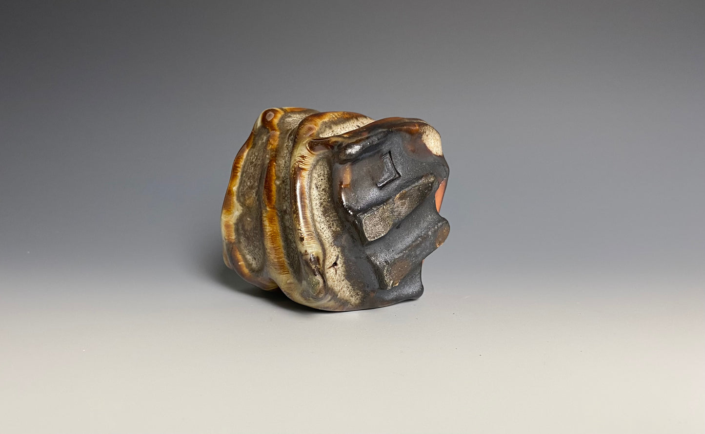 Wood fired Hand Carved Cup