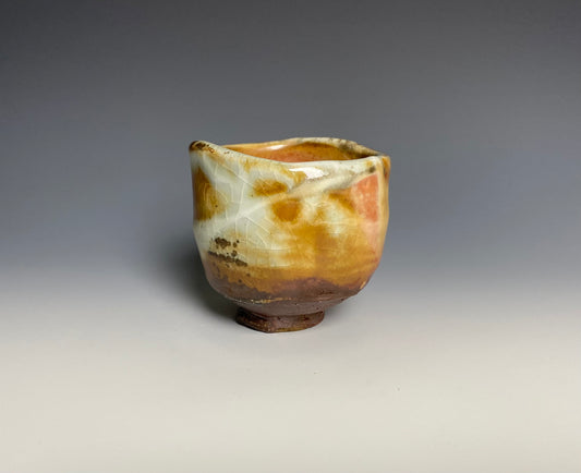 Wood Fired Cup, Shino Glaze