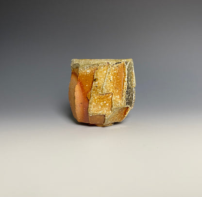 Wood Fired Faceted Sipping Cup