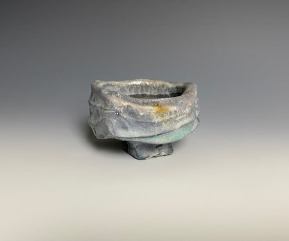 Wood Fired Hand Carved Porcelain Cup