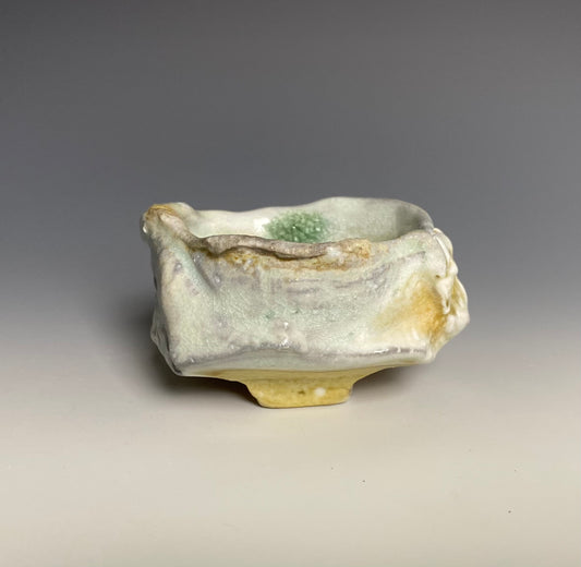 Wood Fired Hand Carved Porcelain Cup